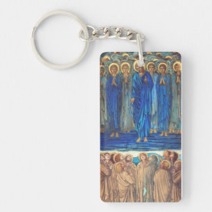 Himmelfahrt Christi von Edward Burne Jones Schlüsselanhänger