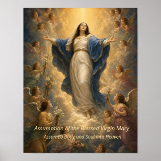 Himmelfahrt der Seligen Jungfrau Maria Kunstprint Poster