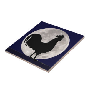 Himmelfahrt im Mondschein Fliese