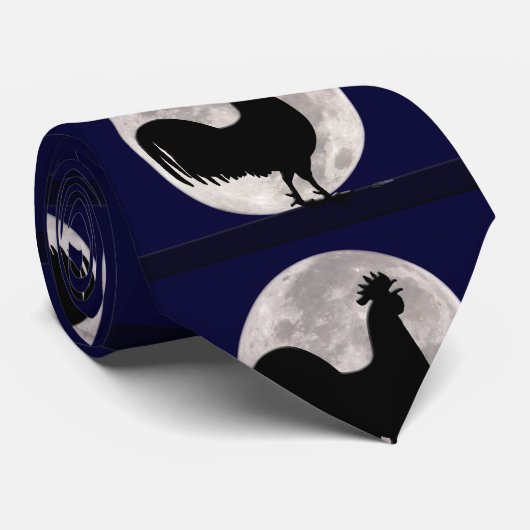 Himmelfahrt im Mondschein Krawatte (Gerollt)