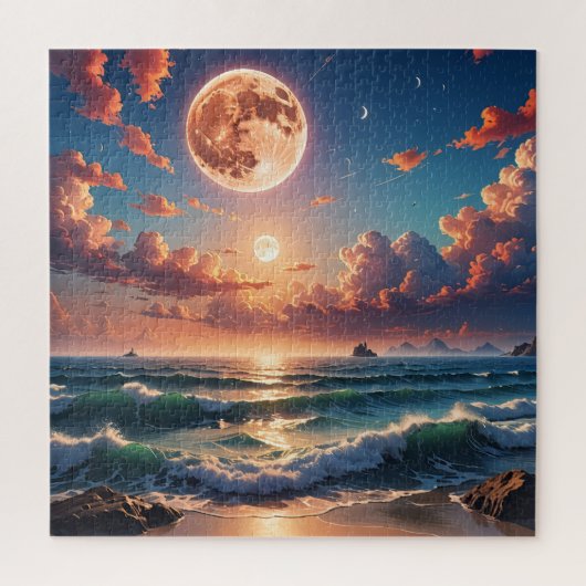 Himmelfahrt: Moonlit Ocean Dream Puzzle (Vertikal)