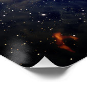 Himmelflüster: Der Orionnebel Poster (Ecke)