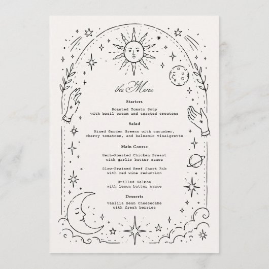 Himmelhochzeit  menükarte (Vorderseite)