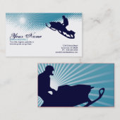 himmelhoher Snowmobile Visitenkarte (Vorne/Hinten)