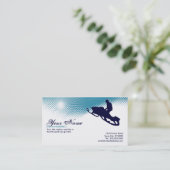 himmelhoher Snowmobile Visitenkarte (Stehend Vorderseite)