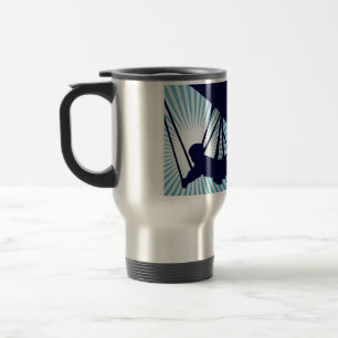 himmelhohes Drachenfliegen Reisebecher