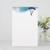 himmelhohes Skydiving Briefpapier (Stehend Vorderseite)