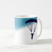 himmelhohes Skydiving Kaffeetasse (VorderseiteRechts)