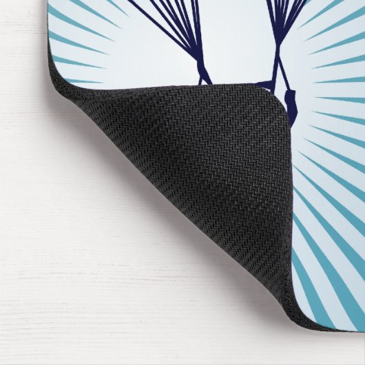 himmelhohes Skydiving Mousepad (Ecke)