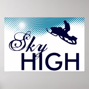himmelhohes snowmobiling poster