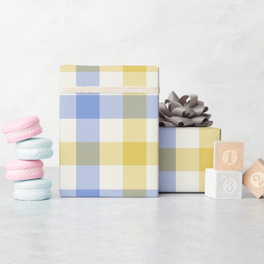 Himmelkariert - Geschenkpapier (Babyparty)