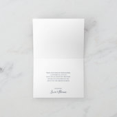 Himmelnächtliche Himmel mit Frame Dankeschön Card Dankeskarte (Innenseite)