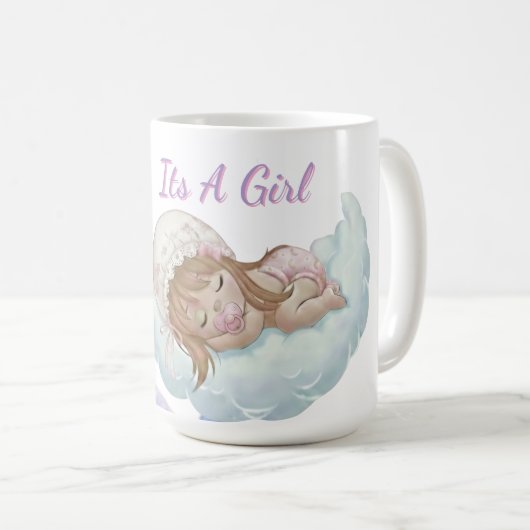 Himmels-Baby-Party Kaffeetasse (VorderseiteRechts)