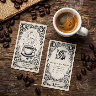 Himmels Café   Vintage Celestial Visitenkarte