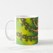 Himmels-Drehung - Fraktal-Tasse Kaffeetasse (Links)