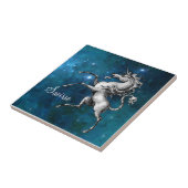 Himmels Einhorn Fliese (Seite)