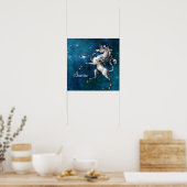 Himmels Einhorn Poster (Küche)