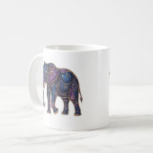 Himmels Elefant Tasse Luxus-Linienkunst (Vorderseite Links)