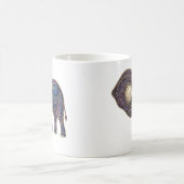 Himmels Elefant Tasse Luxus-Linienkunst (Mittel)