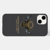 Himmels-Eule Kosmischer Wächter Case-Mate iPhone Hülle (Rückseite (Horizontal))