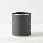 Himmels-Eule Kosmischer Wächter Tasse (Zentrum)