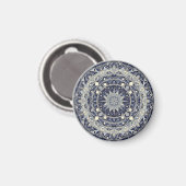 Himmels-Kompass-Mandala-Sternenmuster-Kunst Magnet (Vorderseite/Rückseite)