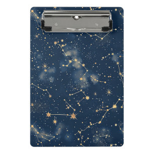 Himmels Konstellation - Sternennacht Mini Klemmbrett