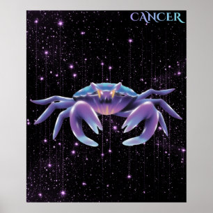 Himmels Krebs – Astrologie Kunst Poster
