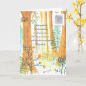 Himmels leastische Beileid-Karte Karte (Gelbe Blume)