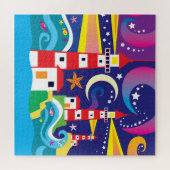 Himmels Leuchttürme Puzzle (Horizontal)