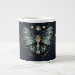 Himmels-Motten-Hexengebräu – Eleganter gotischer B Jumbo-Tasse