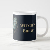 Himmels-Motten-Hexengebräu – Eleganter gotischer B Jumbo-Tasse (Rechts)