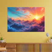 Himmels Ozean Leinwanddruck (Insitu (Wohnzimmer))