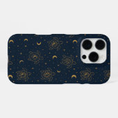 Himmels-Schildkröten-Nachtmuster iPhone Hülle (Rückseite (Horizontal))