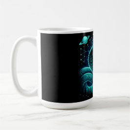Himmels-Schlange – Kosmische Galaxie der urzeitlic Kaffeetasse