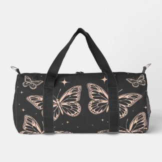 Himmels-Schmetterling | Rosafarbenes Cottagecore-G Duffle Bag