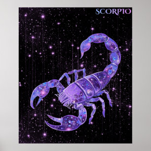 Himmels-Skorpion – Astrologie-Kunst Poster