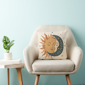 Himmels-Sonne-Mond-Kissen Kissen