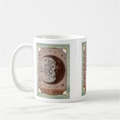Himmels-Sonne & Mond Vintage-Tarotkarte Kaffeetasse (Links)
