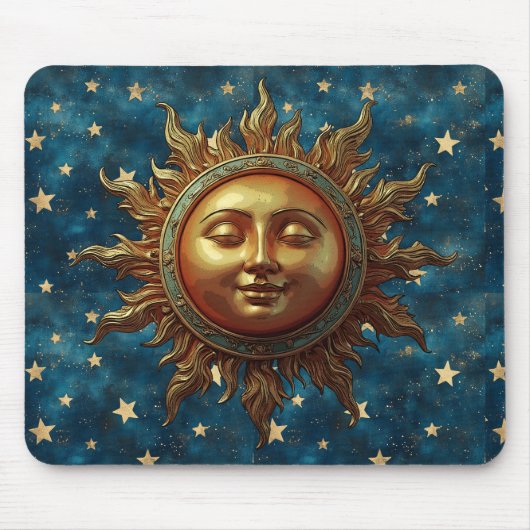 Himmels-Sonne  Mousepad (Vorne)