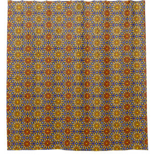 Himmels-Sonnen-Mandala Duschvorhang