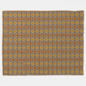 Himmels-Sonnen-Mandala Fleecedecke (Vorderseite (Horizontal))