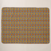Himmels-Sonnen-Mandala Sherpadecke (Vorderseite (Horizontal))