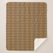 Himmels-Sonnen-Mandala Sherpadecke (Vorderseite)