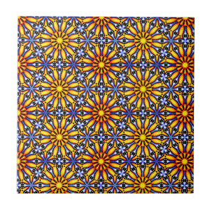 Himmels-Sonnen-Mandala-Steinkocher Fliese