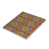 Himmels-Sonnen-Mandala-Steinkocher Fliese (Seite)