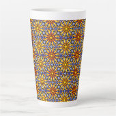 Himmels-Sonnen-Mandala-Steinkocher Milchtasse (Vorderseite)