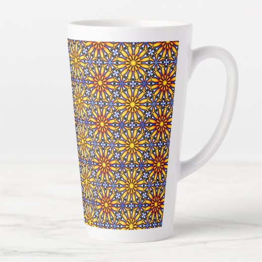 Himmels-Sonnen-Mandala-Steinkocher Milchtasse (Rechts)