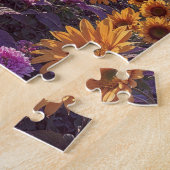 Himmels-Sonnenblumen-Puzzle Puzzle (Seite)