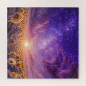 Himmels-Sonnenblumen-Puzzle Puzzle (Horizontal)